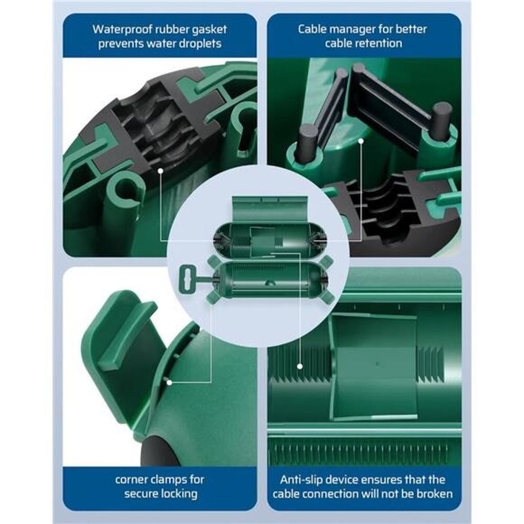 [4 Pack] Extension Cord Safety Cover,Weatherproof Electrical Connection Box - Picture 2 of 7